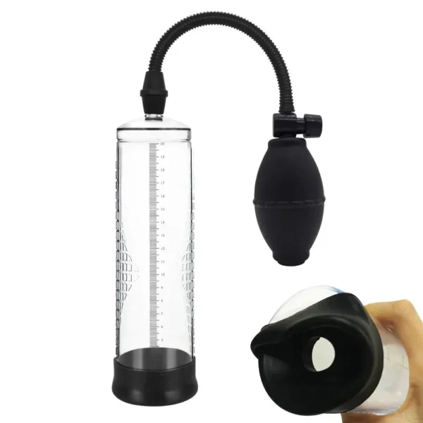 Effective Penis Pump Enlargement Vacuum Dick Extender Men Sex Toy Increase Length Enlarger Male Train Erotic Adult Sexy Product - Image 6