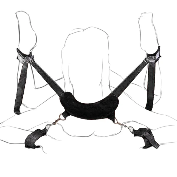 Bdsm Bondage Set Restraint Adult Game Handcuff Neck Collar Wrist Mouth Gag Strap Fetish SM Sex Toy For Woman Couples No Vibrator - Image 5