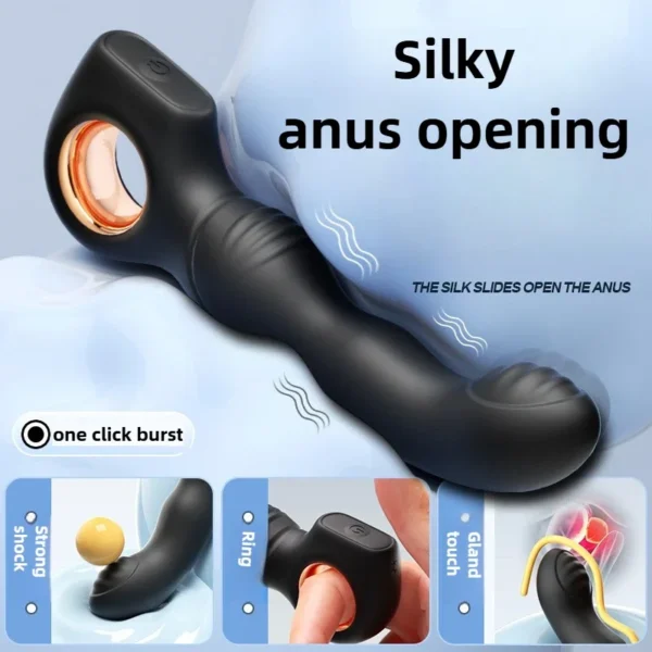G-spot Vibrator Clitoris Stimulator Anal Plug For Women Prostate Massage Butt Plugs Vibrating Female Masturbator Aldult Sex Toys - Image 3