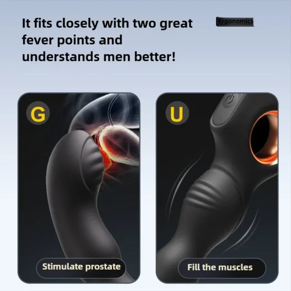 G-spot Vibrator Clitoris Stimulator Anal Plug For Women Prostate Massage Butt Plugs Vibrating Female Masturbator Aldult Sex Toys - Image 4