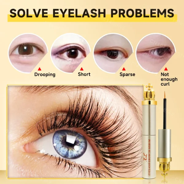 7 Days Fast Eyelash Growth Serum Natural Eyelashes Enhancer Longer Thicker Eyebrows Lift Eye Care Fuller Lashes Products - Image 2